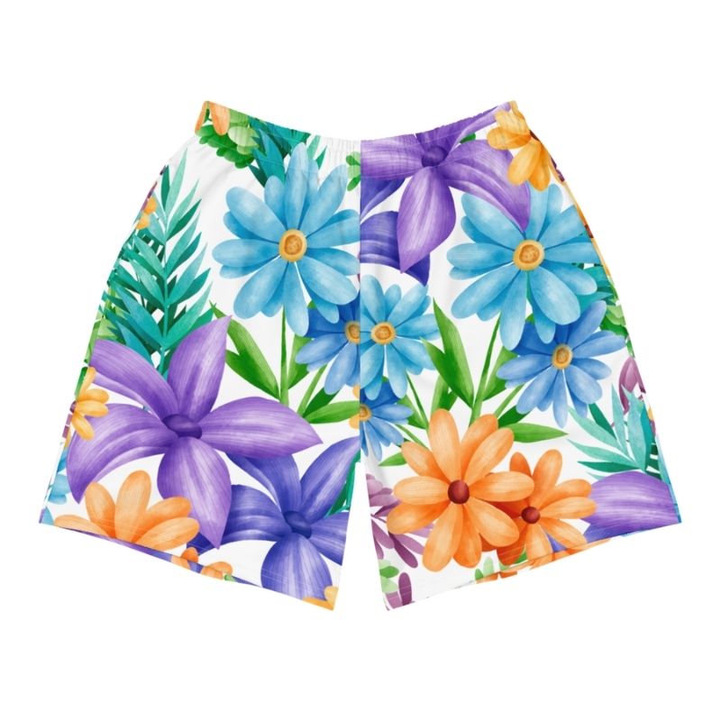 The Vibrant Floral SWM Trunks - 4MAT CLOTHING BIG & TALL
